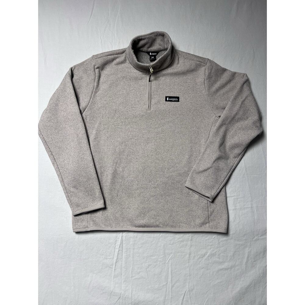 Cotopaxi Quarter Zip Fleece Pullover Women’s Medium Beige Outdoor Classic Warm
